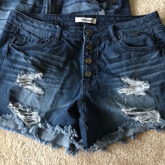 REFUGE JEAN SHORTS BUNDLE - Picture 2 of 5